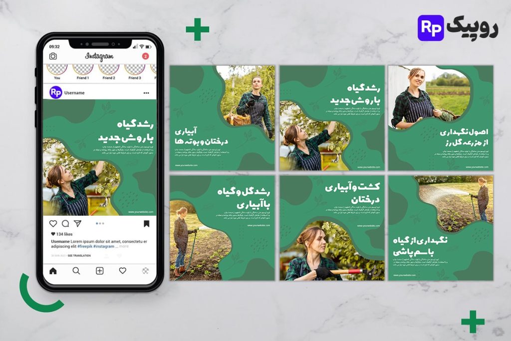 تاثیر طراحی پست اینستاگرام